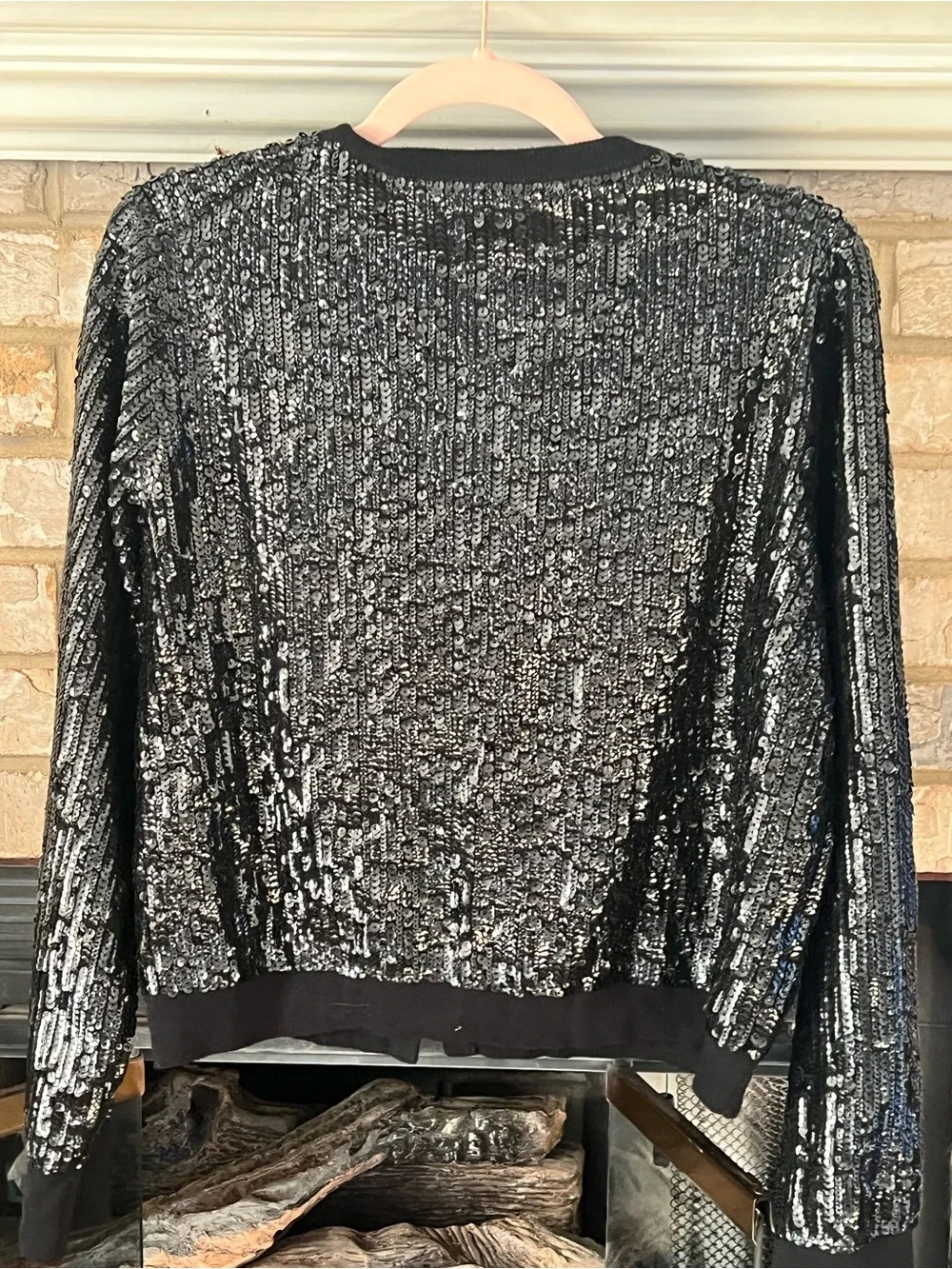 J. Crew Sequin Jackie Cardigan Sweater size large never worn